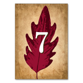 Autumn Deixa Cartões de Mesa Russos