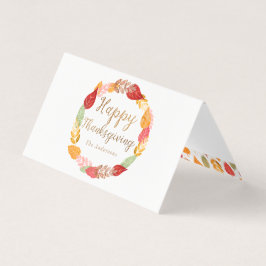 Autumn deixa feliz ação de graças