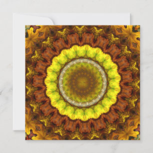 Autumn deixa Kaleidoscope Mandala