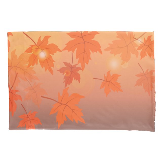 Autumn design with maple leaves and bokeh effect   (Frente-Esquerda)