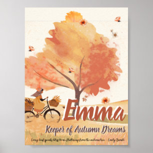 Autumn Dreams Girls - Poster de Arte Personalizada