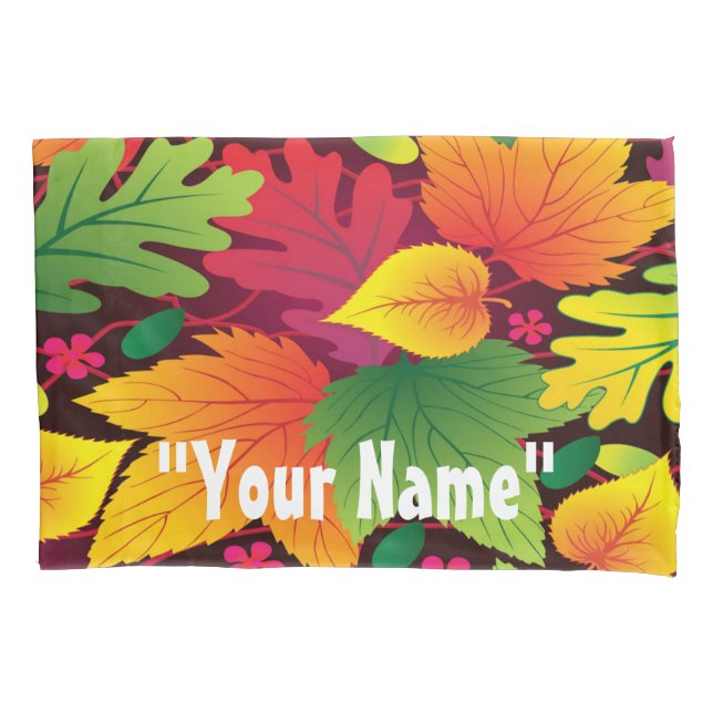 Autumn Fall Season Deixa A Mala-de-Céu (Frente)