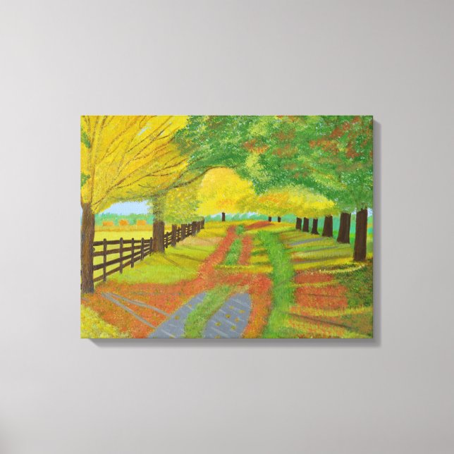 Autumn Fallen Deixa Canvas (Frente)