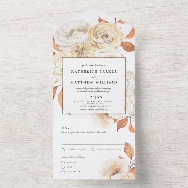 Autumn Floral + Casamento Branco (Inside)