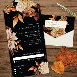 Autumn Floral + Casamento Negro