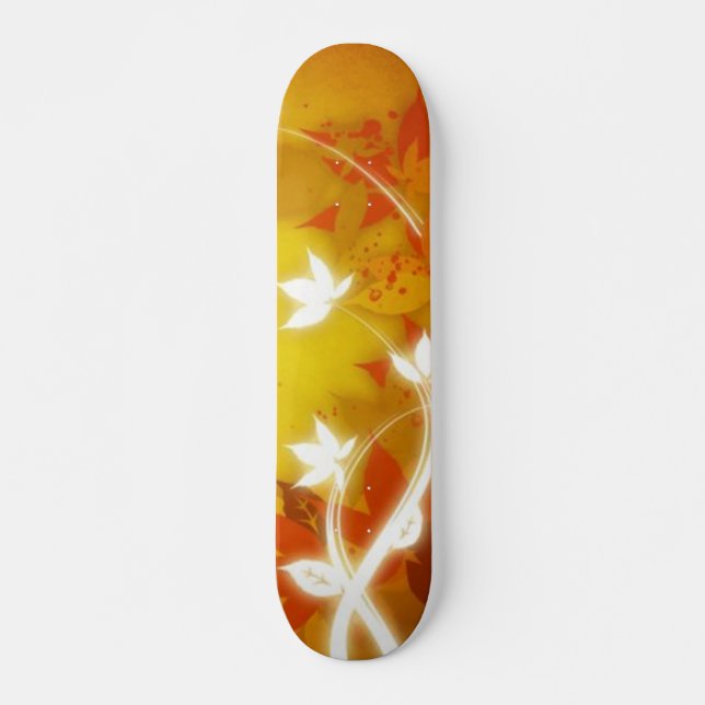 Autumn Floral Skateboard (Frente)