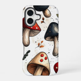 Autumn Fungi Charm Cottagecore Capa de telefone do