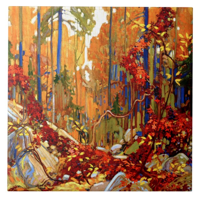 Autumn Garland, belas artes por Tom Thomson,  (Frente)