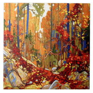 Autumn Garland, belas artes por Tom Thomson,