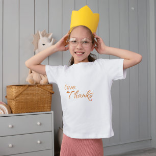 Autumn Gingham dá camiseta para Obrigados