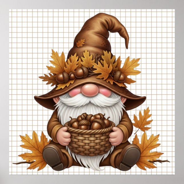 Autumn Gnome Poster (Frente)