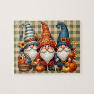 Autumn Gnomos Quebra-cabeça