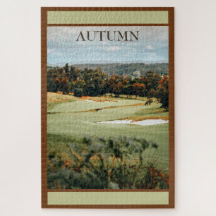 Autumn Golf Scene Foto de Jigsen Quebra-cabeça
