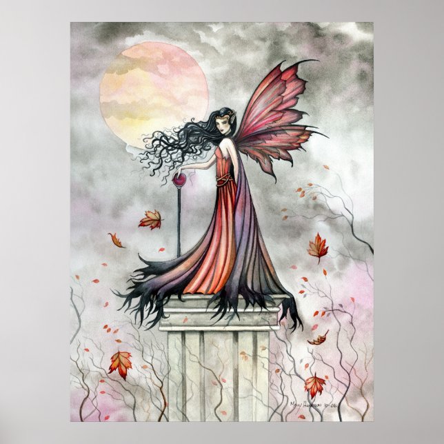 Autumn Gothic Fairy Poster (Frente)