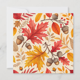 Autumn Harmony: Um Padrão Colorido de Queda