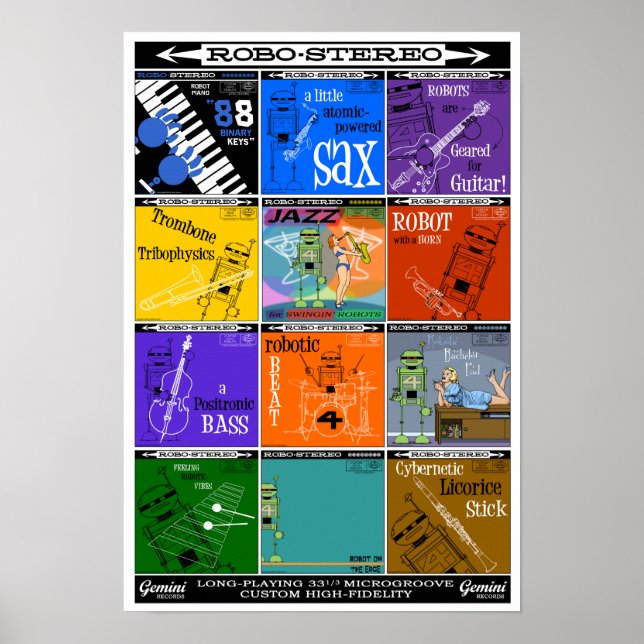 Autumn Lake ROBO-STEREO - Poster de álbum (Frente)