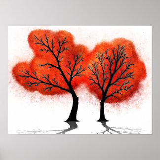 Autumn Leaves - Impressão de Arte Digital