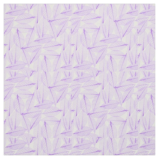 Autumn Leaves no Tecido Roxo (Modelo)