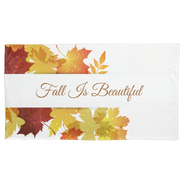 Autumn Leaves Pillowcase (Frente)