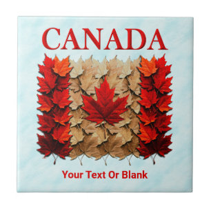 Autumn Maple Leaf Canada Flag