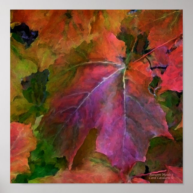 Autumn Moods 3 Art Poster (Frente)