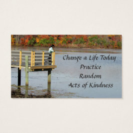 Autumn pensa Atos Aleatórios de Cartões de Bondade