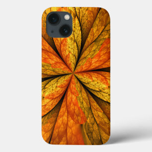 Autumn Plant, Modern Abstrato Fractal Art Leaf
