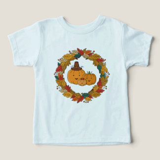 Autumn Pumpkin Family Wreath