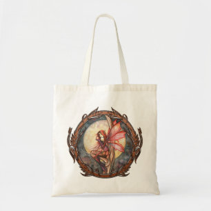 Autumn Red Fantasy Fairy Large Bolsa