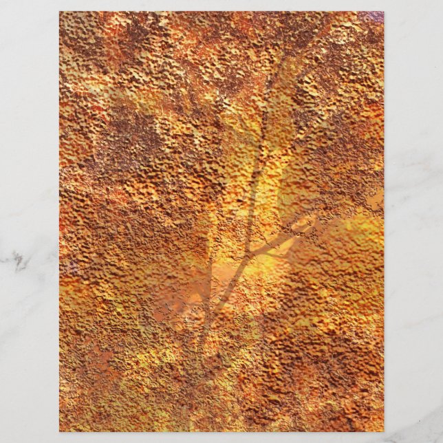 Autumn Rustic Texture Scrapbooking (Frente)