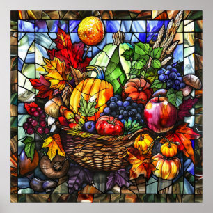 Autumn Saged Glass Poster