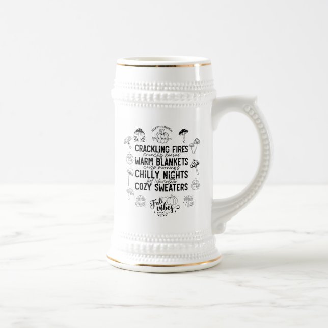 Autumn Vibes Mugs & Steins (Direita)