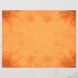 Autumn Victorian Brown Orange Pattern