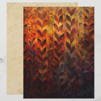 Autumn Vines e Folhas de Papel Sapbook