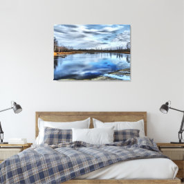 Autumn Whitesinferno River Reflete Canvas