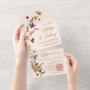 Autumn Wildflower Boho Terracotta