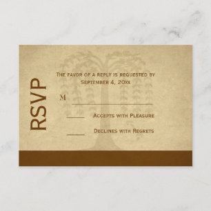 Autumn Willow Tree RSVP
