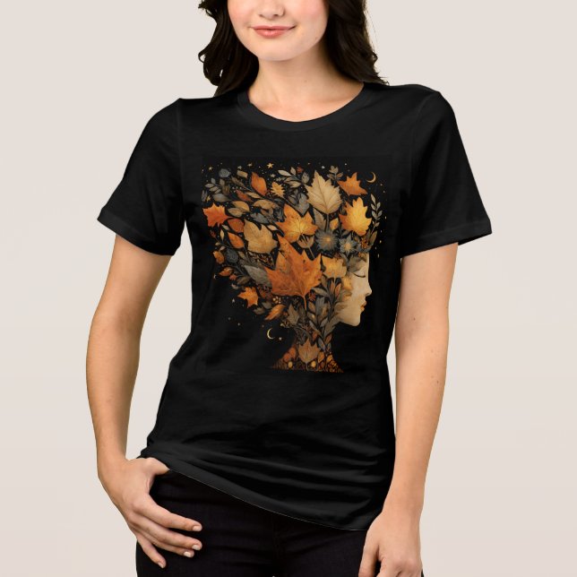 AutumnGirl Fall Deixa O Tee, Boho Fall Lovers Gift (Frente)