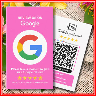 Avaliações do Google Cartão de Visita QR Code Ro