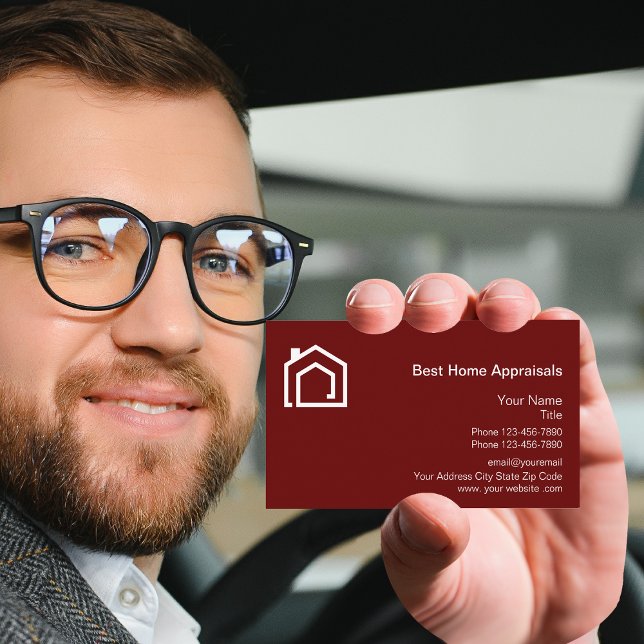 Avaliadores domésticos Logotipo Modelo Cartões de  (Criador carregado)