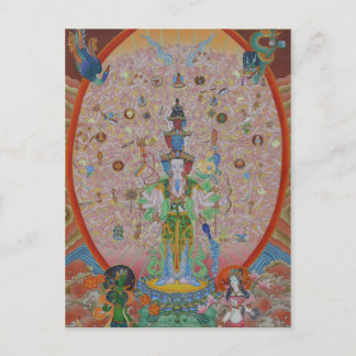 Avalokiteshvara de Mil Braços Cartão Postal