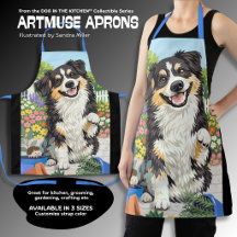 Avançado Australian Shepherd Avental com Estampa