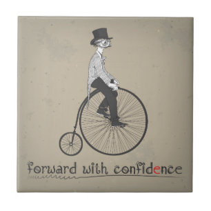 Avançar com a Bicicleta de Imagem de Confiança