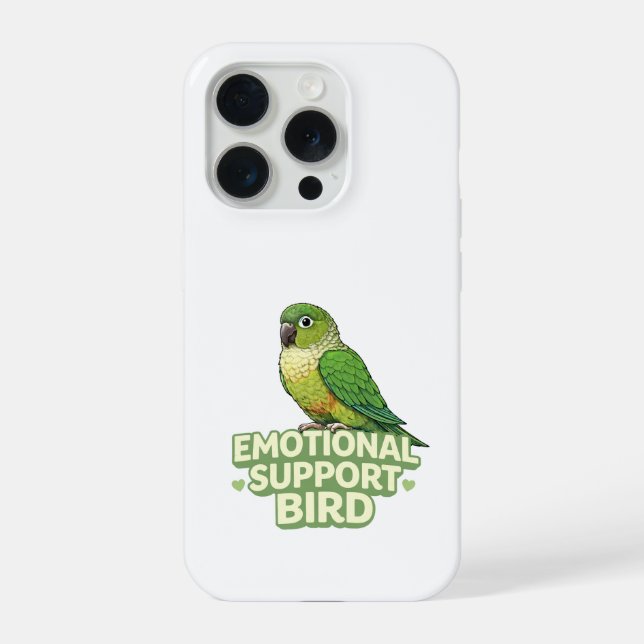 Ave de Suporte Emocional Green Cheek Conure (Verso)