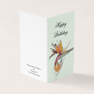 Ave Floral do Paraíso "Feliz Aniversário"