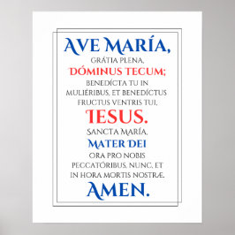 Ave Maria Impressão