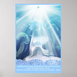 Ave Mary Prayer - Poster