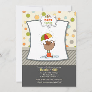 Ave no Convite para Chás de Boots