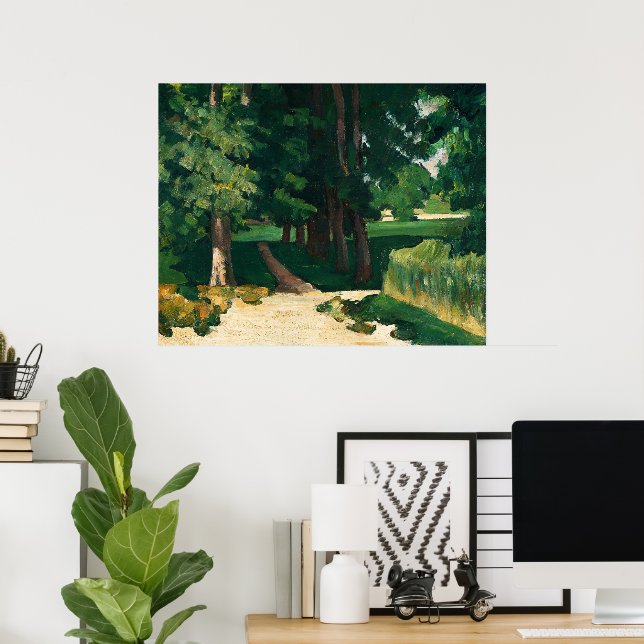 Avenida Cezanne em Jas de Bouffan Impressão Vintag (Escritório em casa)