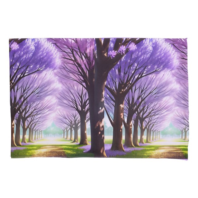 **"Avenida da Elegância: Linha Roxa Jacaranda Roxo (Frente)